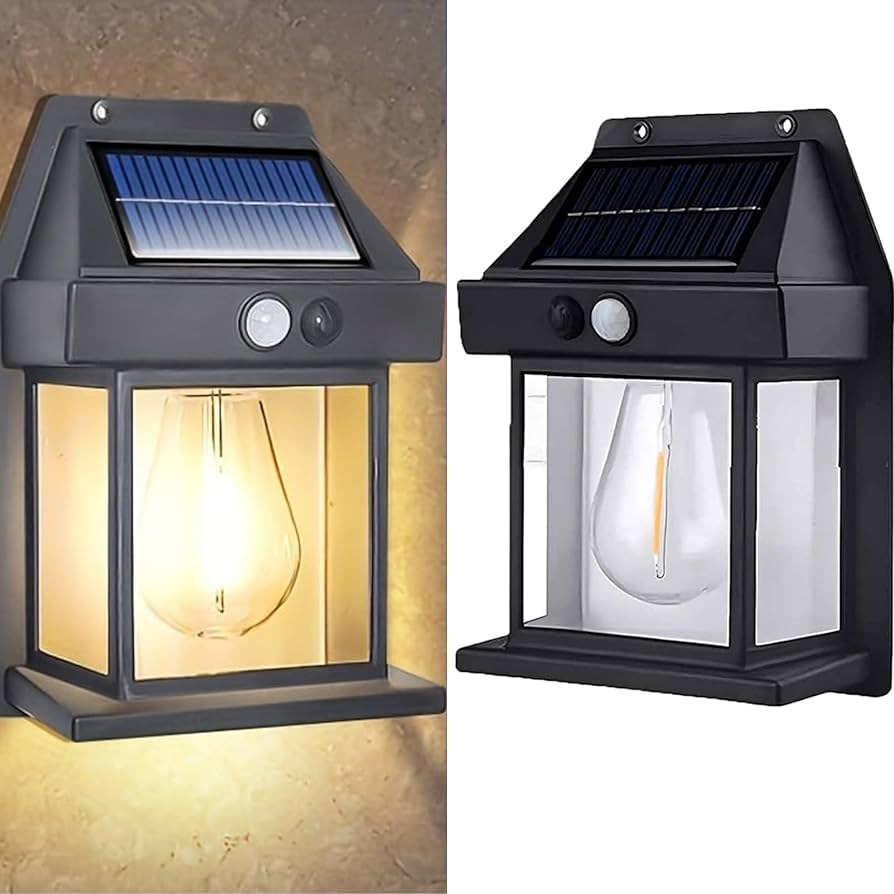 Solar Motion Sensor Wall Lamp